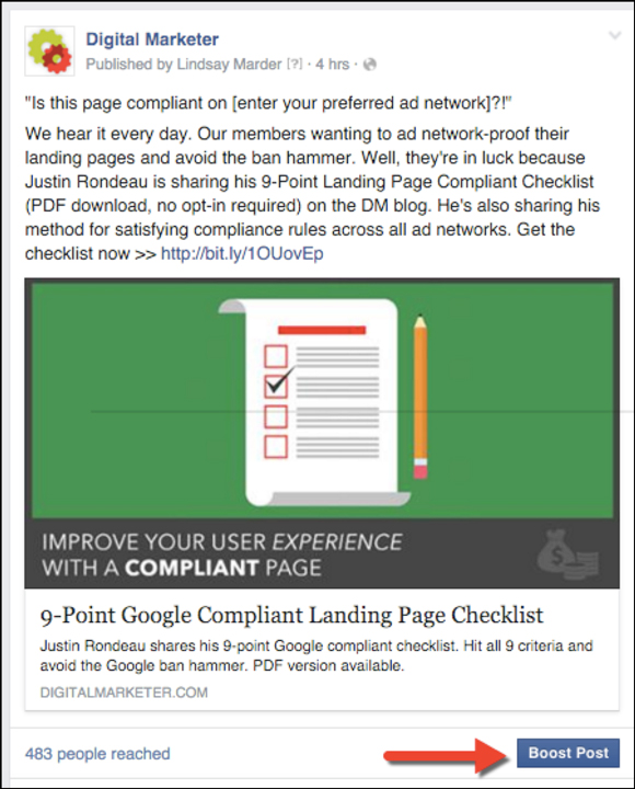 Google Landing Page Compliance