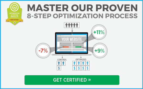 Become a Optimization & Testing Specialist. Get the training and certification now!