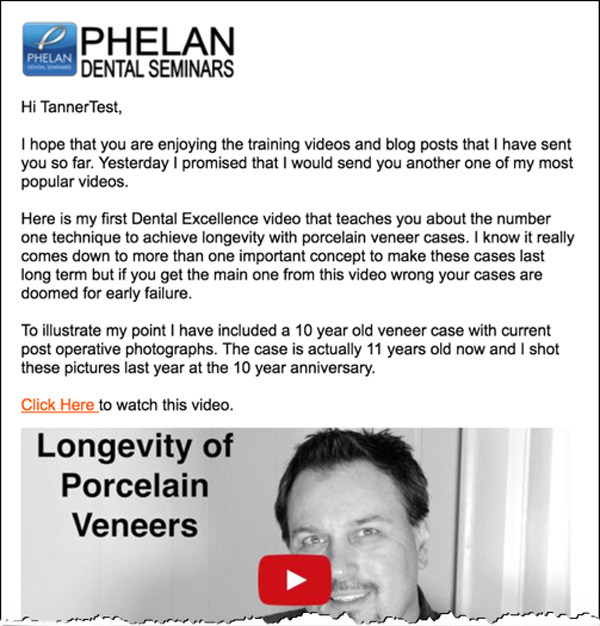 Phelan Dental Email Campaign #3