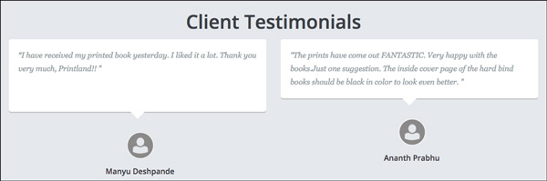 Printland client testimonials