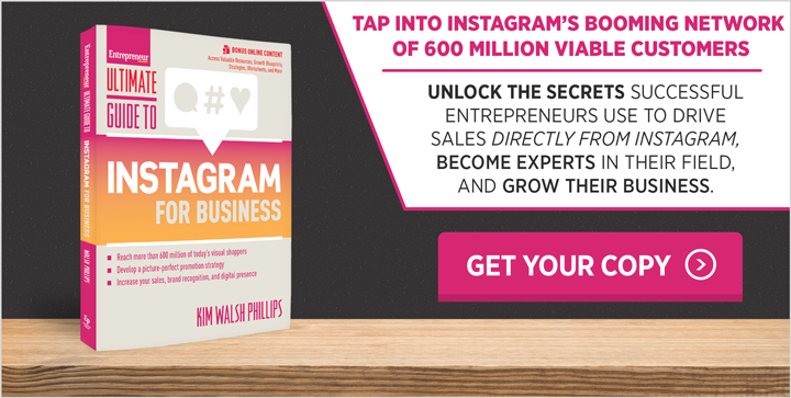 Get the Ultimate Guide to Instagram for Business by Kim Walsh-Phillips