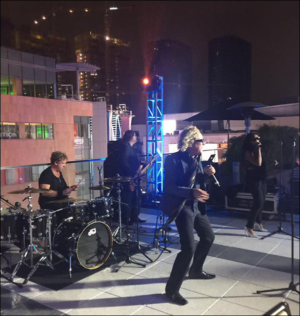 Live band at the Maropost Reception at Content & Commerce Summit 2017