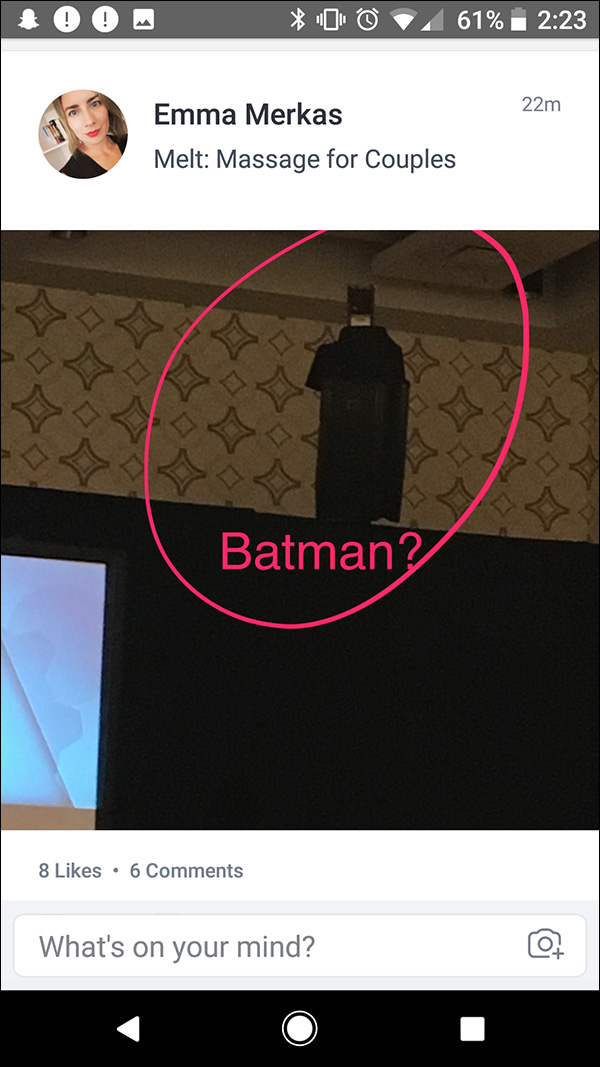 Audio speaker that has an uncanny resemblance to Batman