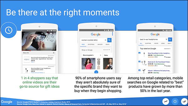 Being there at the right moment — Brett Curry slide from his 2017 Content & Commerce Summit presentation