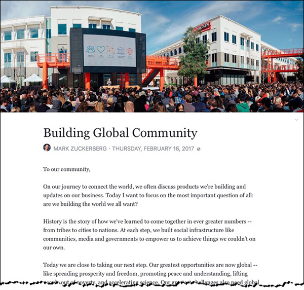 Mark Zuckerberg: Building Global Community