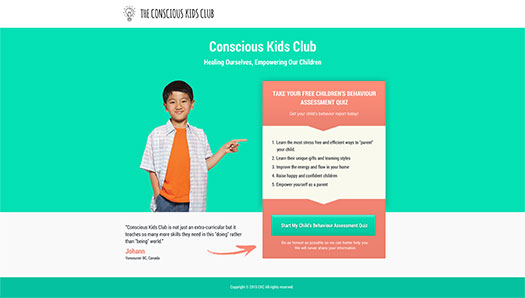 Assessment Lead Magnet from The Conscious Kids Club