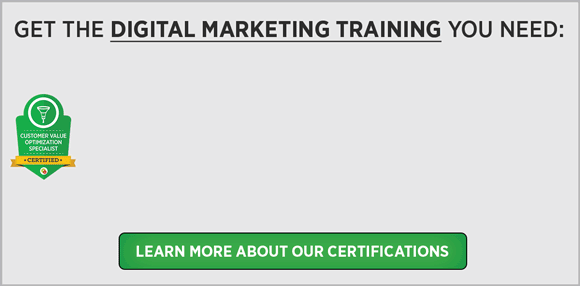Get the digital marketing training that you need. Learn more about our certifications!