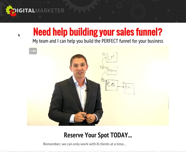 Magic Question Funnel Page