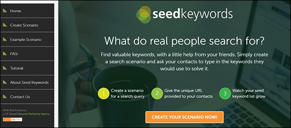 keyword research tool Seed Keywords