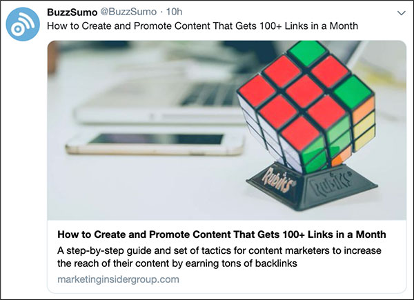 Write headlines that give a how to, like this BuzzSumo social post
