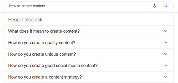 Getting a featured snippet requires searching for what people also ask on Google